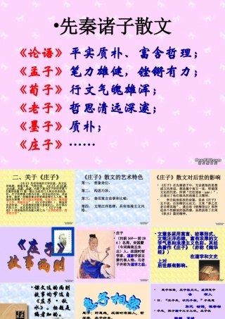 九年级语文庄子 故事两则之惠子相梁课件 人教版 课件