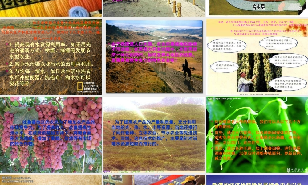 八年级地理 新疆维吾尔自治区课件 湘教版 课件