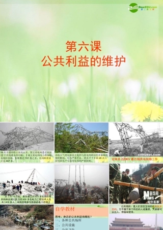 八年级政治下册 公共利益的维护课件 教科版 课件