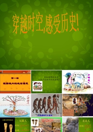 中学七年级历史上册 第1课 祖国境内的远古居民课件 新人教版 课件