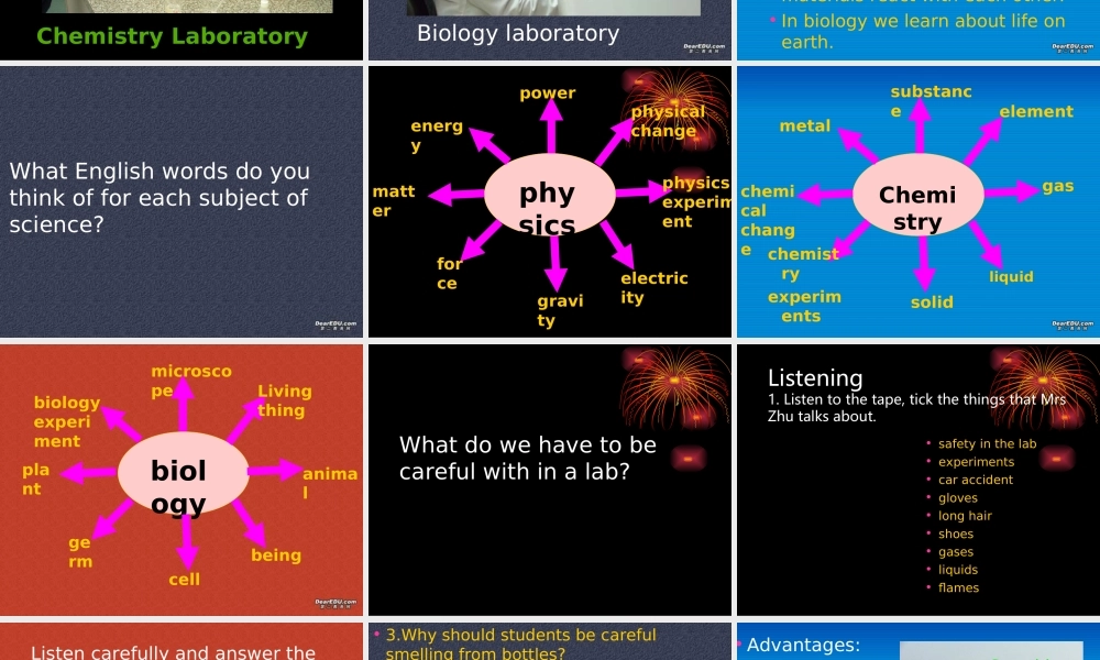 新课标高一英语Unit16 Scientists at work1 课件