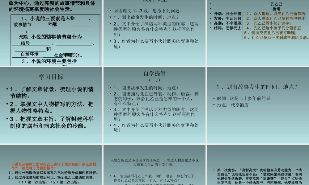 八年级语文下册 第16课(孔乙己)课件 苏教版 课件