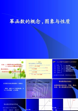 广东省信宜高一数学幂函数资料[原创]人教版 课件