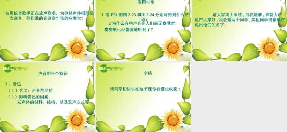 八年级物理上册：二、我们怎样区分声音课件(沪粤版) 课件