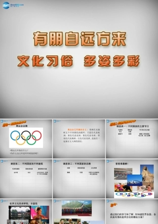 中学七年级政治上册 10.1 文化习俗 多姿多彩课件 苏教版 课件