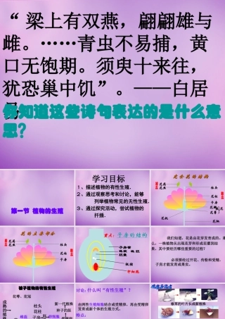 八年级生物下册 第七单元 第一章 第一节 植物的生殖课件 新人教版 课件