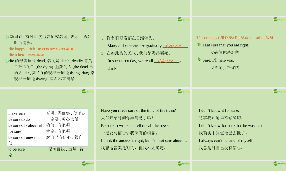 广东省高三英语第一轮总复习 Module4 Unit10 Money(2)课件 北师大版 新课标 课件