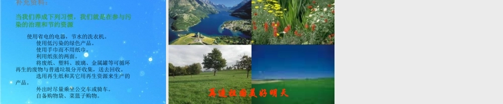 八年级政治下册 第六单元第13课(依法保护人类共有的家园)课件 鲁教版 课件