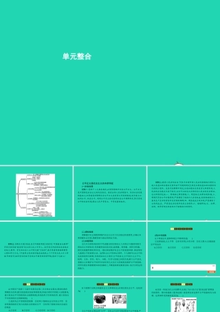 九年级政治全册 第二单元 共同生活单元整合课件 人民版 课件