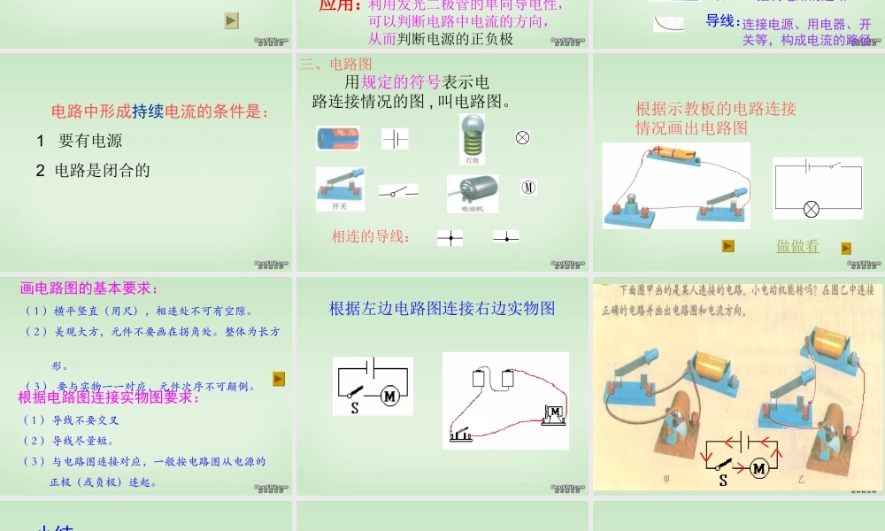 初中物理电流和电路课件 人教版 课件