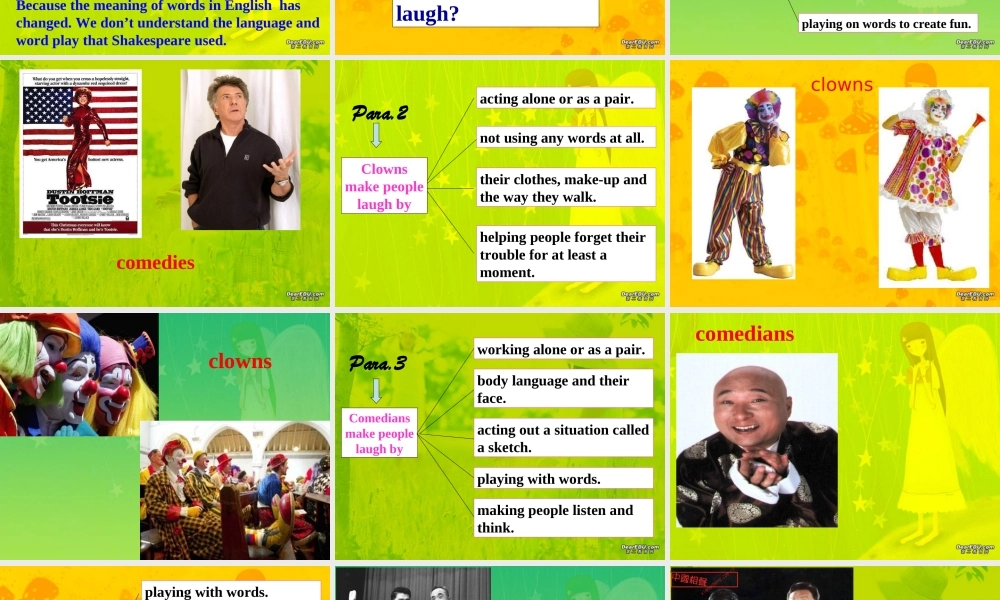 人教版Unitumour reading 人教版 课件