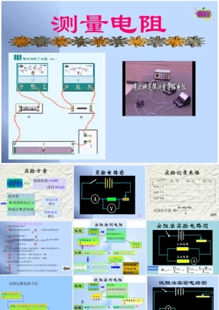 九年级物理(测量电阻)课件