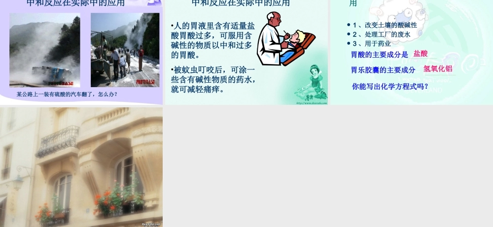 初三化学酸和碱之间会发生什么反应课件