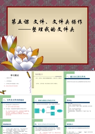 初中信息技术[上学期]文件夹的操作课件