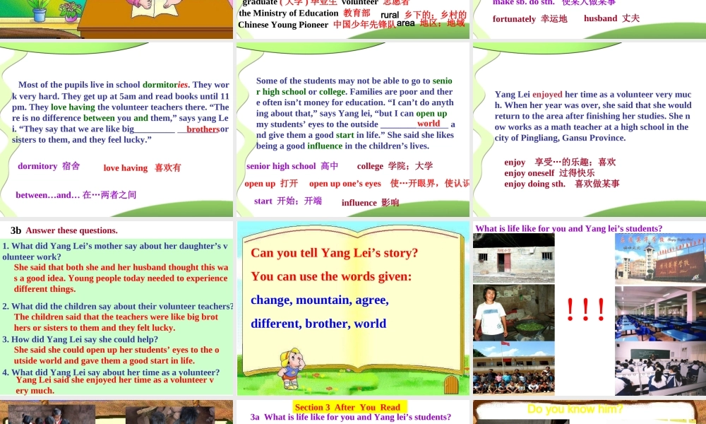 八年级英语 Unit4 He said I was hard-working Period 6(reading)课件