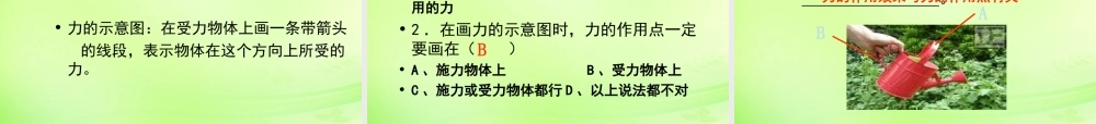 八年级物理全册 6.2 怎样描述力课件 (新版)沪科版 课件
