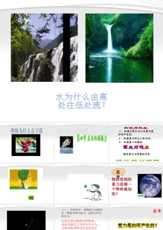八年级物理 重力课件课件 沪科版 课件