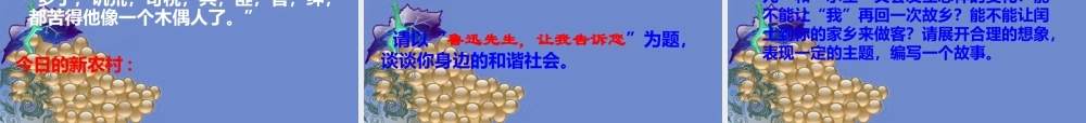 九年级语文上册 (故乡)公开课教学课件 人教新课标版 课件