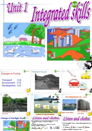 八年级英语下册 Unit 1 Past and present Integrated skills课件 牛津版 课件