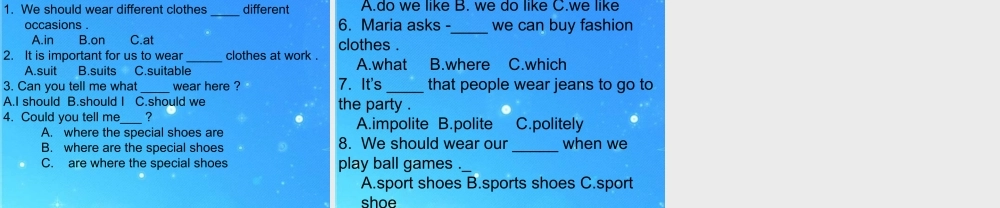 八年级英语下册 Unit8 Beautiful Clothes Topic 2 Section B课件 仁爱版 课件