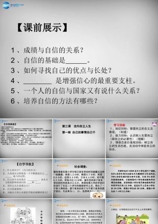 中学七年级政治下册 2.3.1 自己的事情自己干课件 新人教版 课件