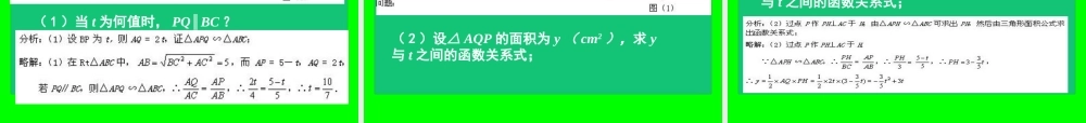 中考数学专题探究-综合性问题 试题