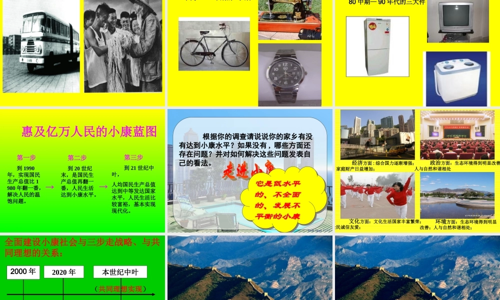 九年级政治共同理想、共同使命课件鲁人版 课件