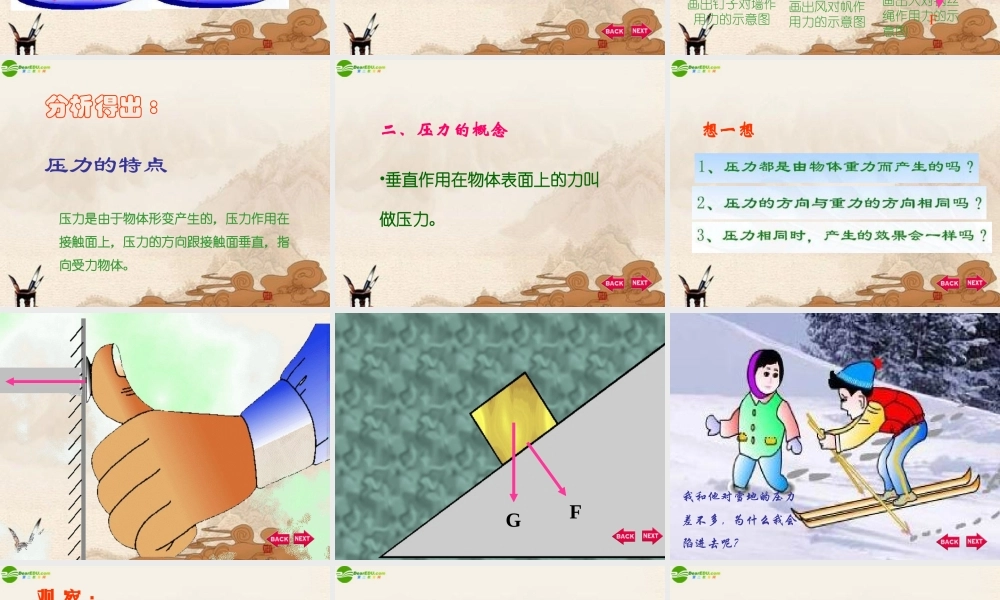 八年级物理下册 压强(二)课件 北师大版 课件