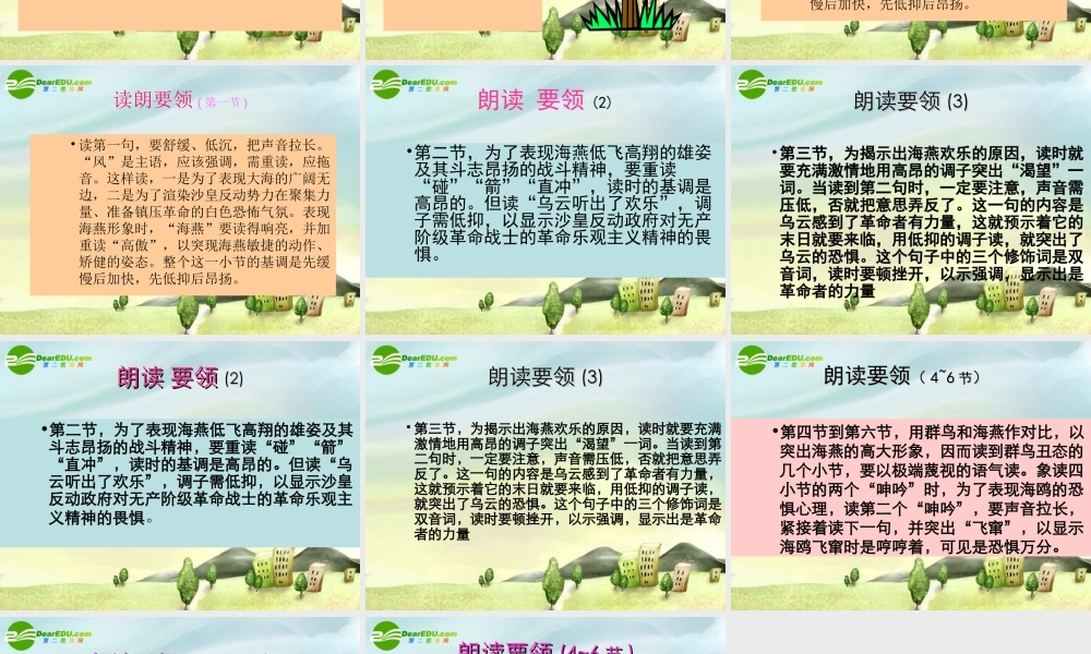 八年级语文下册 第九课：海燕-高尔基课件 新课标人教版 课件