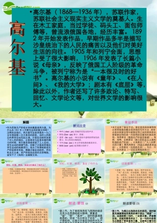 八年级语文下册 第九课：海燕-高尔基课件 新课标人教版 课件