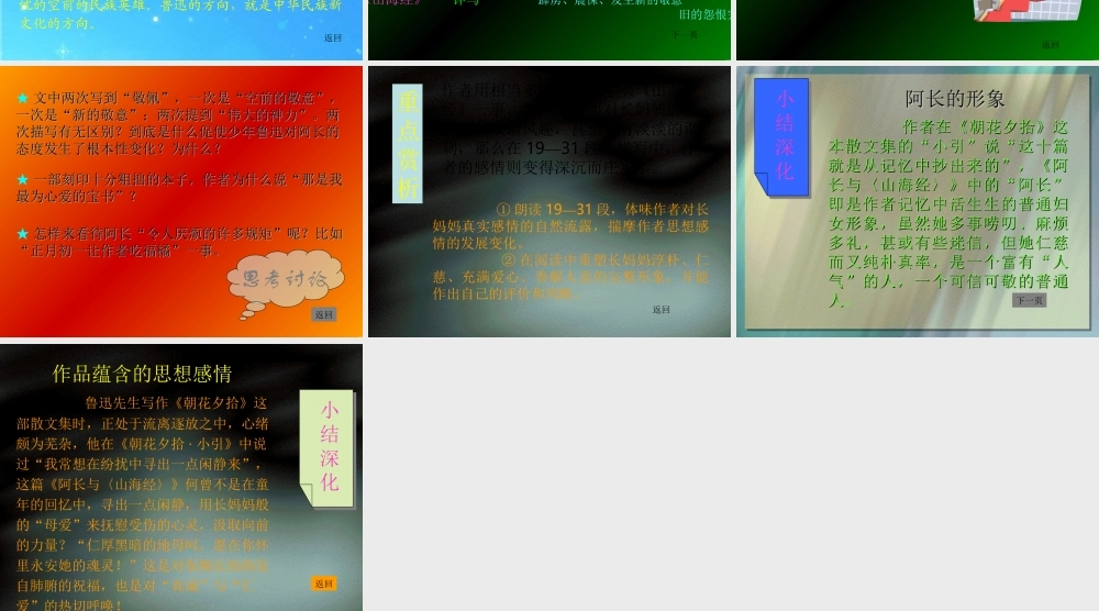 七年级语文下册 (阿长与山海经)课件(二) 鲁教版 课件