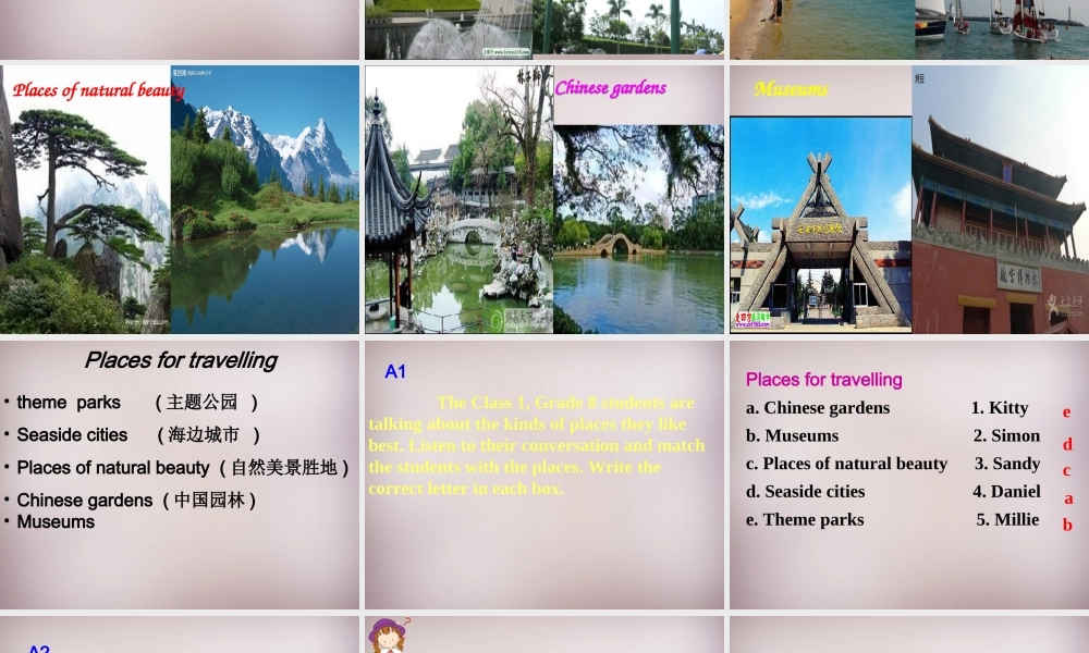 八年级英语下册(Unit 2 Travelling)课件 (新版)牛津版 课件