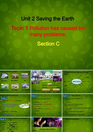九年级英语上册 Unit 2 Topic 1 Pollution has causes too many problems Section C课件 (新版)仁爱版 课件