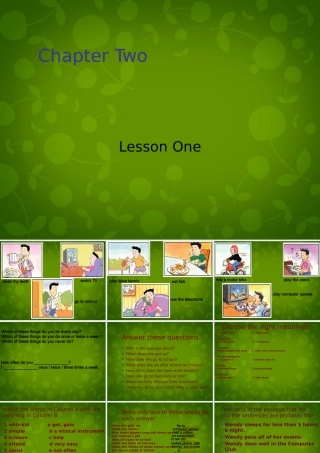 八年级英语上册 Chapter 2 A day in the life of … Reading(第1课时)课件 牛津沈阳版 课件