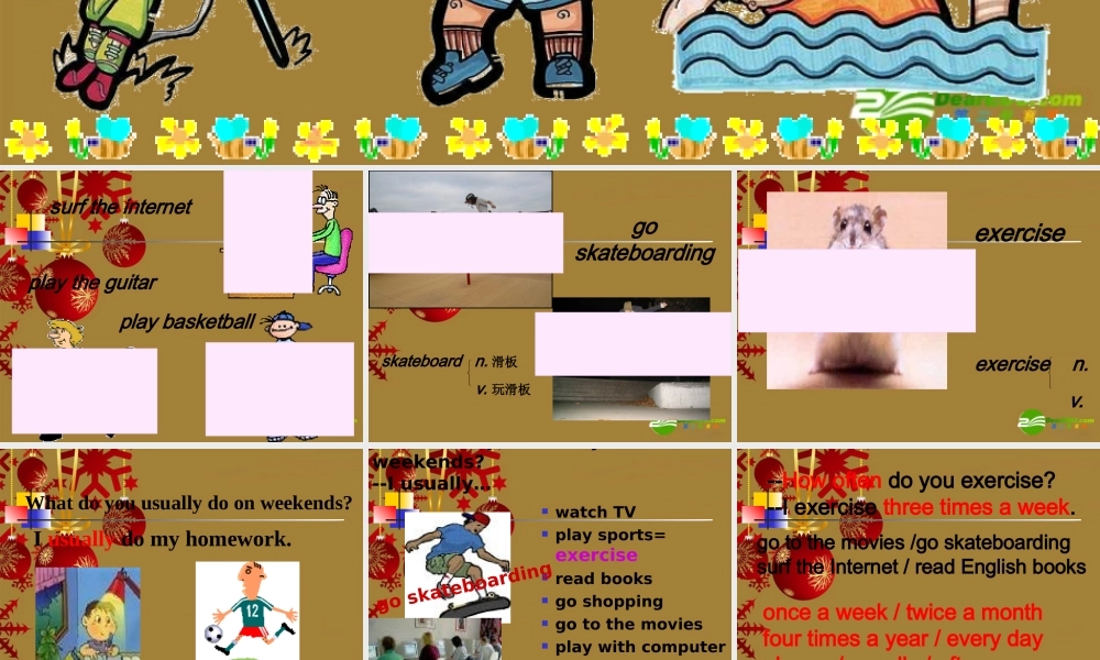 八年级英语上册 unit1 sectionA课件 人教新目标版 课件