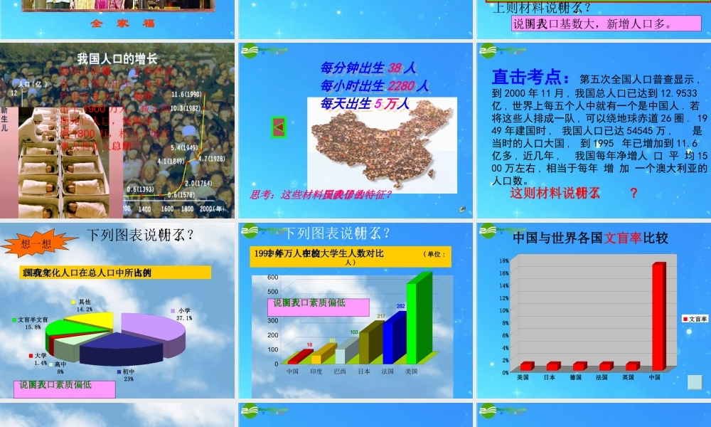 九年级政治 第十六课(可持续发展)第一框课件 教科版 课件
