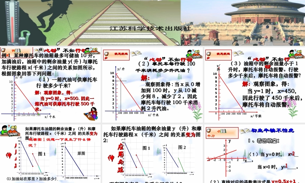 八年级数学 一次函数的应用课件二 八年级数学 一次函数的应用课件[整理三套] 八年级数学 一次函数的应用课件[整理三套]