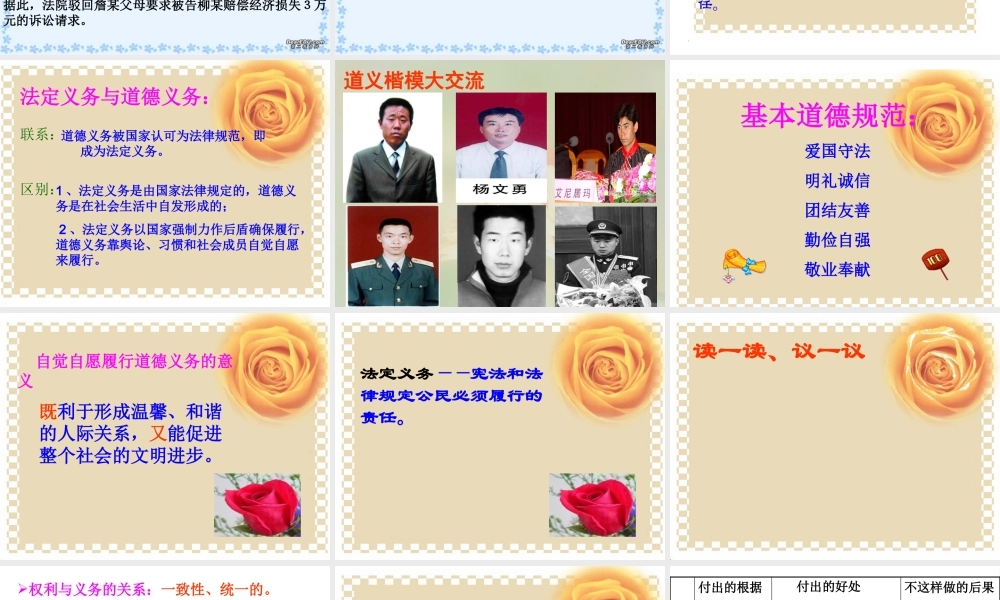 八年级政治下第二课我们应尽的义务课件 人教版 课件