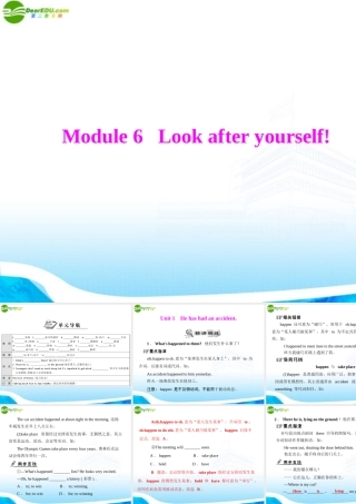 九年级英语下册 Module 6 Unit 1 配套课件 外研版 课件