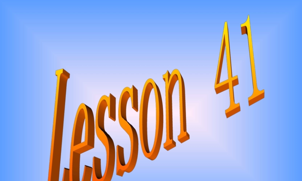 冀教版七年级英语上册Unit6 Let is go -lesson 41ppt 课件