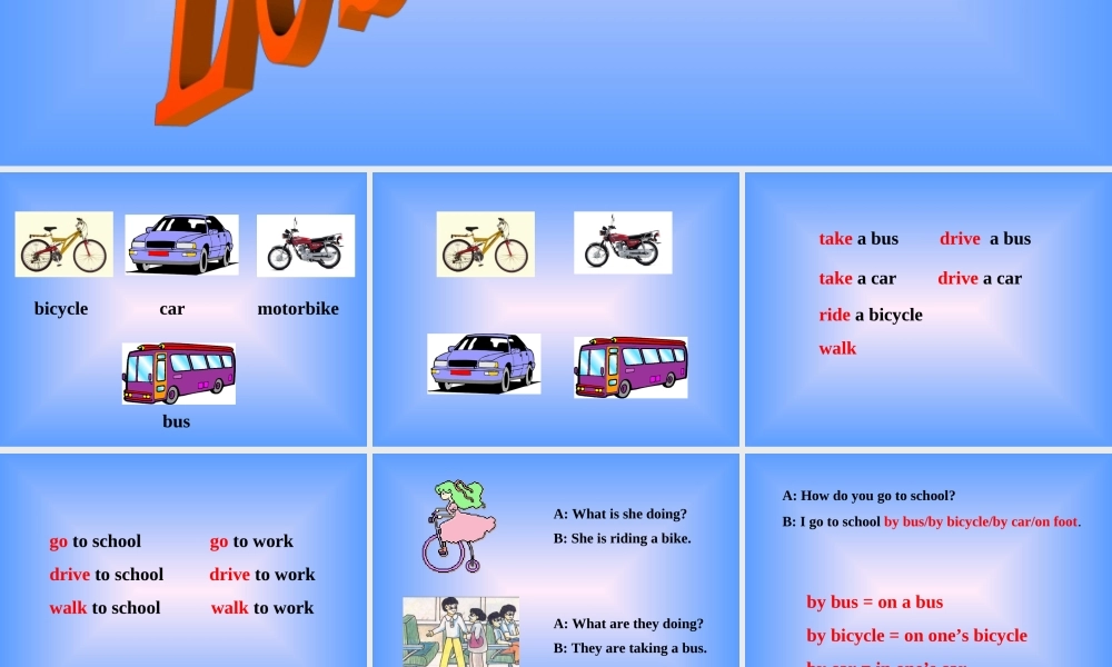 冀教版七年级英语上册Unit6 Let is go -lesson 41ppt 课件