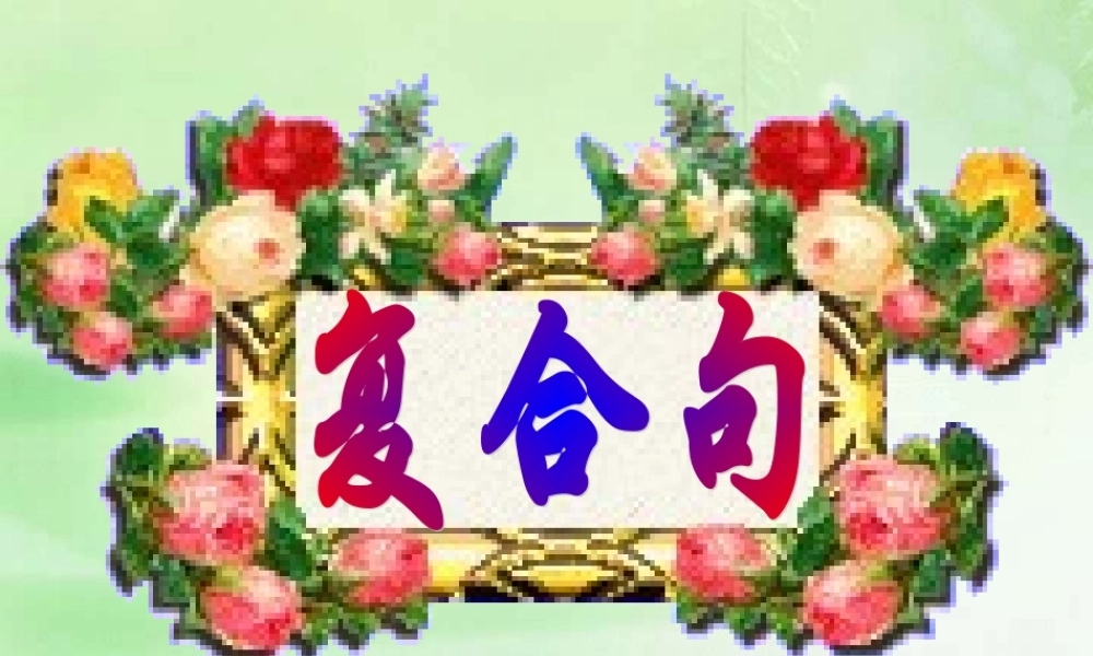 人教版高三英语复合句 课件