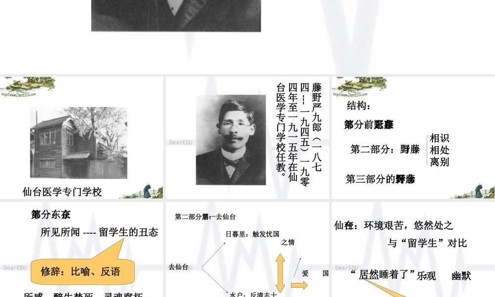 初三语文藤野先生2 课件