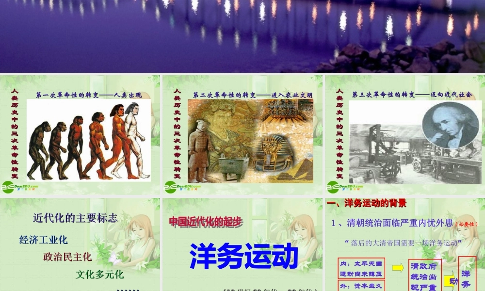 八年级历史上册 (洋务运动)1课件 人教新课标版 课件