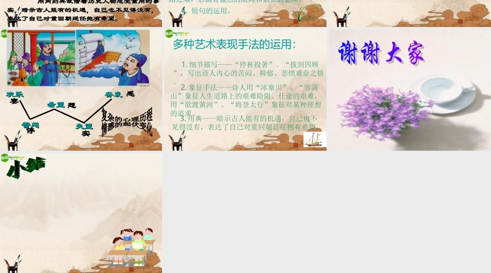 九年级语文下册 第2课(行路难)课件 长春版 课件