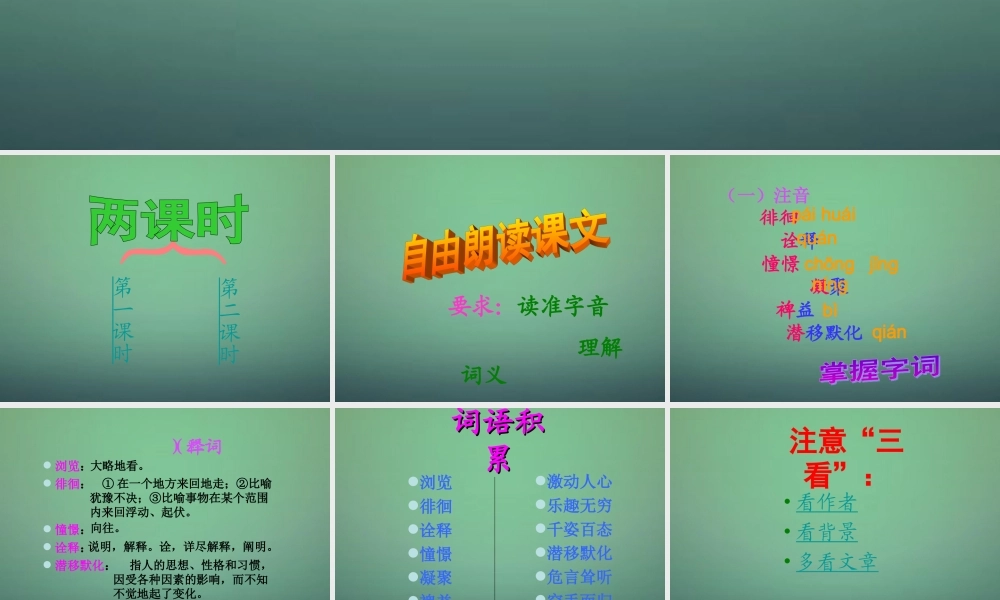 七年级语文上册 1.1(为你打开一扇门)课件 (新版)苏教版 课件