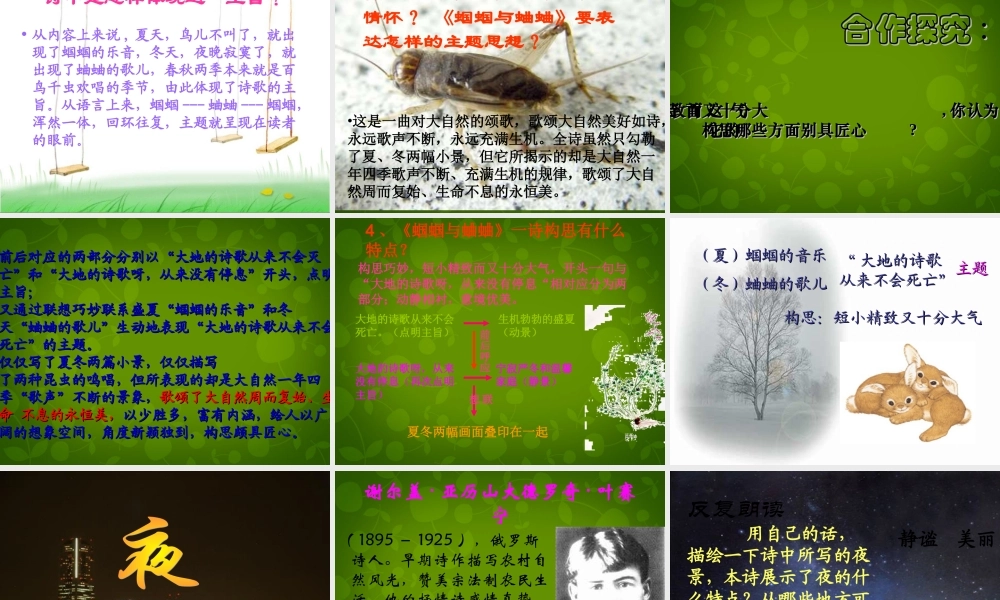 九年级语文上册(4 外国诗两首)课件 新人教版 课件