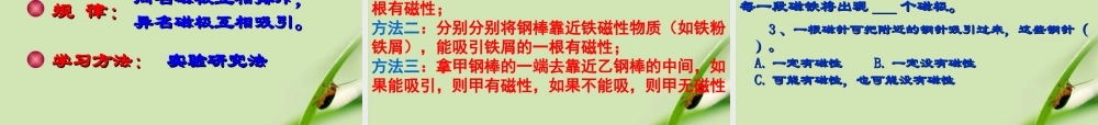 九年级物理 161磁是什么1课件 沪科版 课件