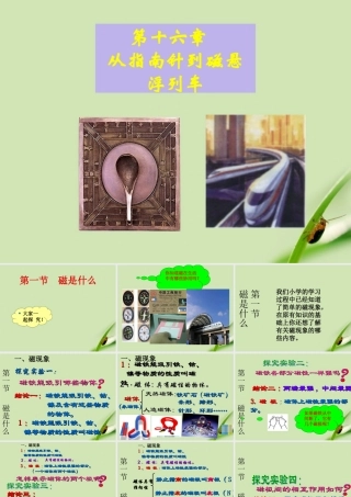 九年级物理 161磁是什么1课件 沪科版 课件