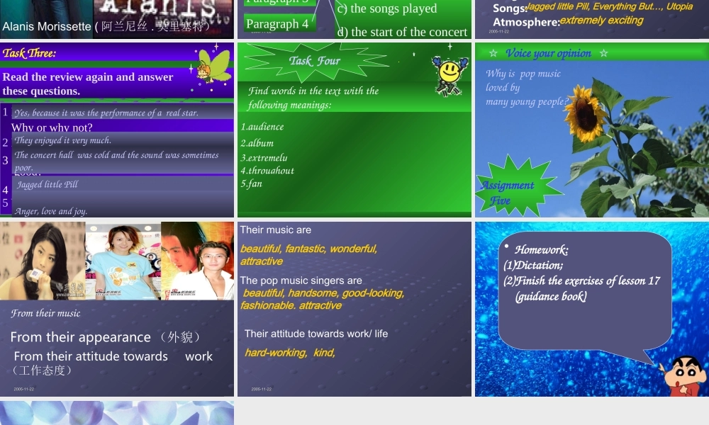 北师版英语必修2 Unit 5 lesson 1 Performance PPT5 课件